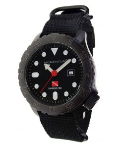 Momentum Herrentaucheruhr TORPEDO STEEL DV74BS0 mit Saphirglas